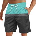 thumbnail image 2 of Soki Beach Casual Shorts for Men Drawstring Graphic Shorts on Clearance, 2 of 5