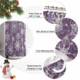 thumbnail image 6 of Purple Snowflake Christmas Shower Curtain, Xmas Snowflake Winter Waterproof Fabric Shower Curtains with 12 Hooks, Bathroom Curtain Set for Bathroom Accessories Decor, 36 x 78 Inches, 6 of 9