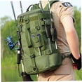 thumbnail image 4 of Fishing Backpack 8x7x17 Inch, MultiPocket Large Capacity Waterproof Tackle Bag With Rod Holder, Zipper Closure, 4 of 5