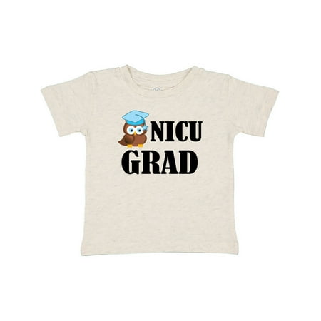 

Inktastic NICU Grad Baby Boy Owl Gift Baby Boy T-Shirt