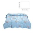 thumbnail image 3 of Qocolhg Cute Summer Quilt Bedding Modern Air Conditioner Quilt for Kids, Cotton Breathable Comforter Print Floral Quilts Bedspread, Cooling Blankets for Hot Sleepers, 39x59 inch, Blue, 3 of 6
