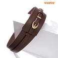 thumbnail image 6 of WHIPPY Women Wide Leather Belt for Dresses 2-in-6 Ladies Belts with Skinny Belt, 6 of 8