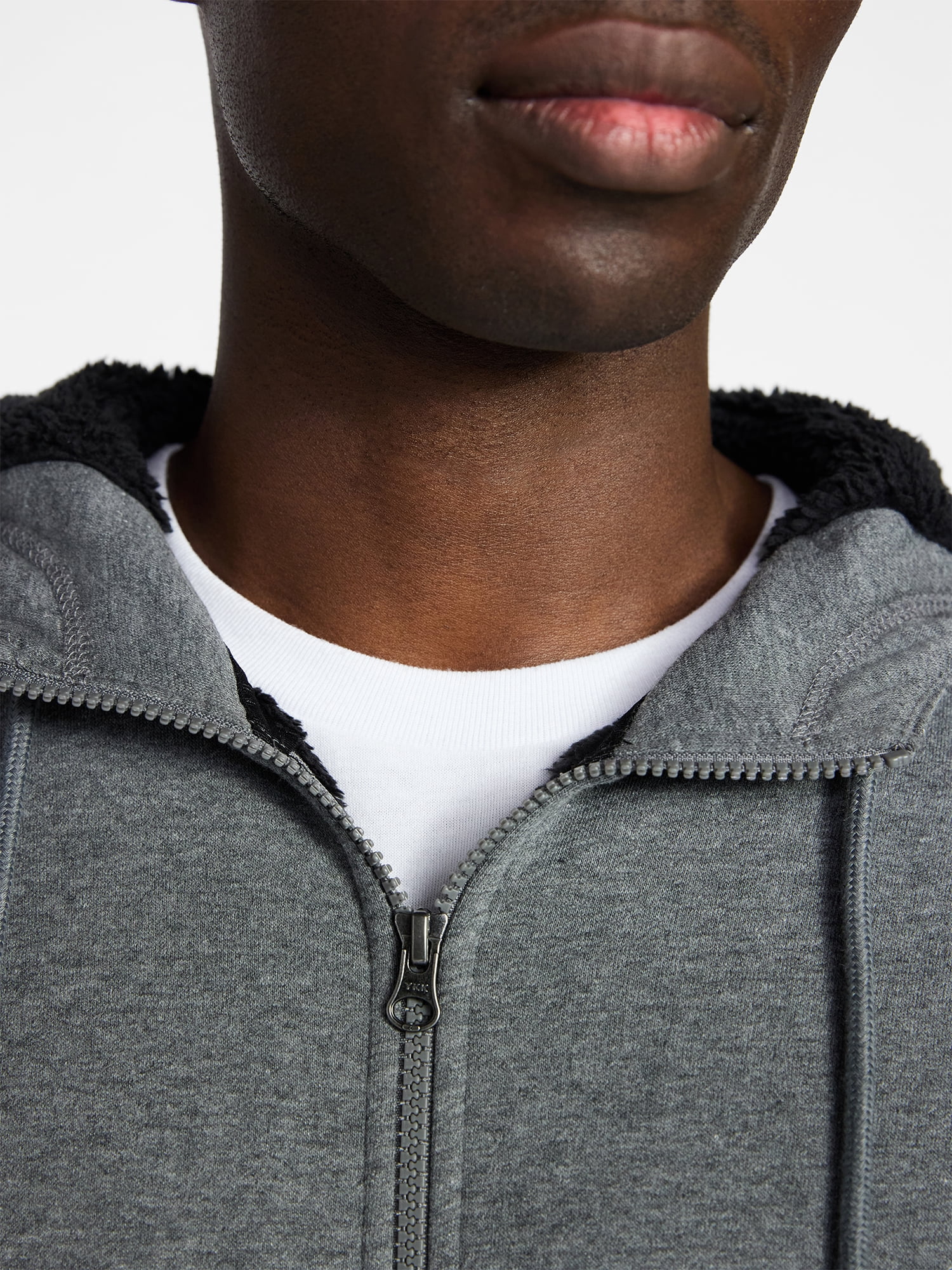 George Men's High Pile Fleece Hoodie, Sizes S-3XL