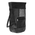 thumbnail image 3 of Bolsa de playa jinwen Mochila de malla para niños Negro, 3 of 8