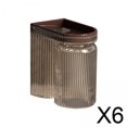 thumbnail image 1 of 6 Soportes Para Cepillos De Dientes Con Taza Colgante, Organizador De Cepillos De Dientes, Accesorios De Baño, Café, 1 of 10
