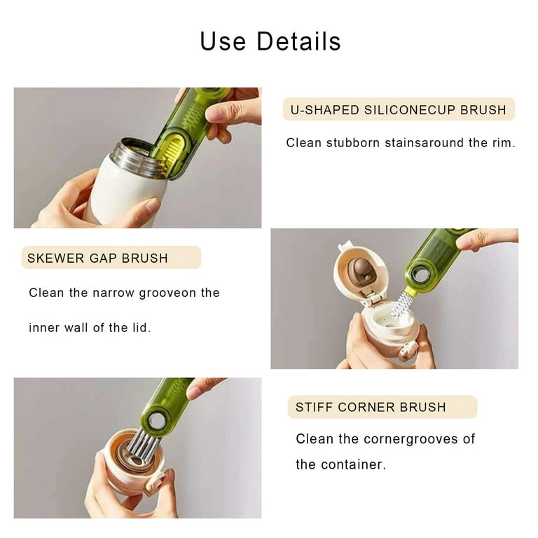 3 In 1 UShaped Cup Mouth Cleaning Brush Feeding Bottle Vacuum Cup Lip  Household MultiFunctional Rotatable Rim Clean Tools MJ11558218775 From  Ji05, $1.8