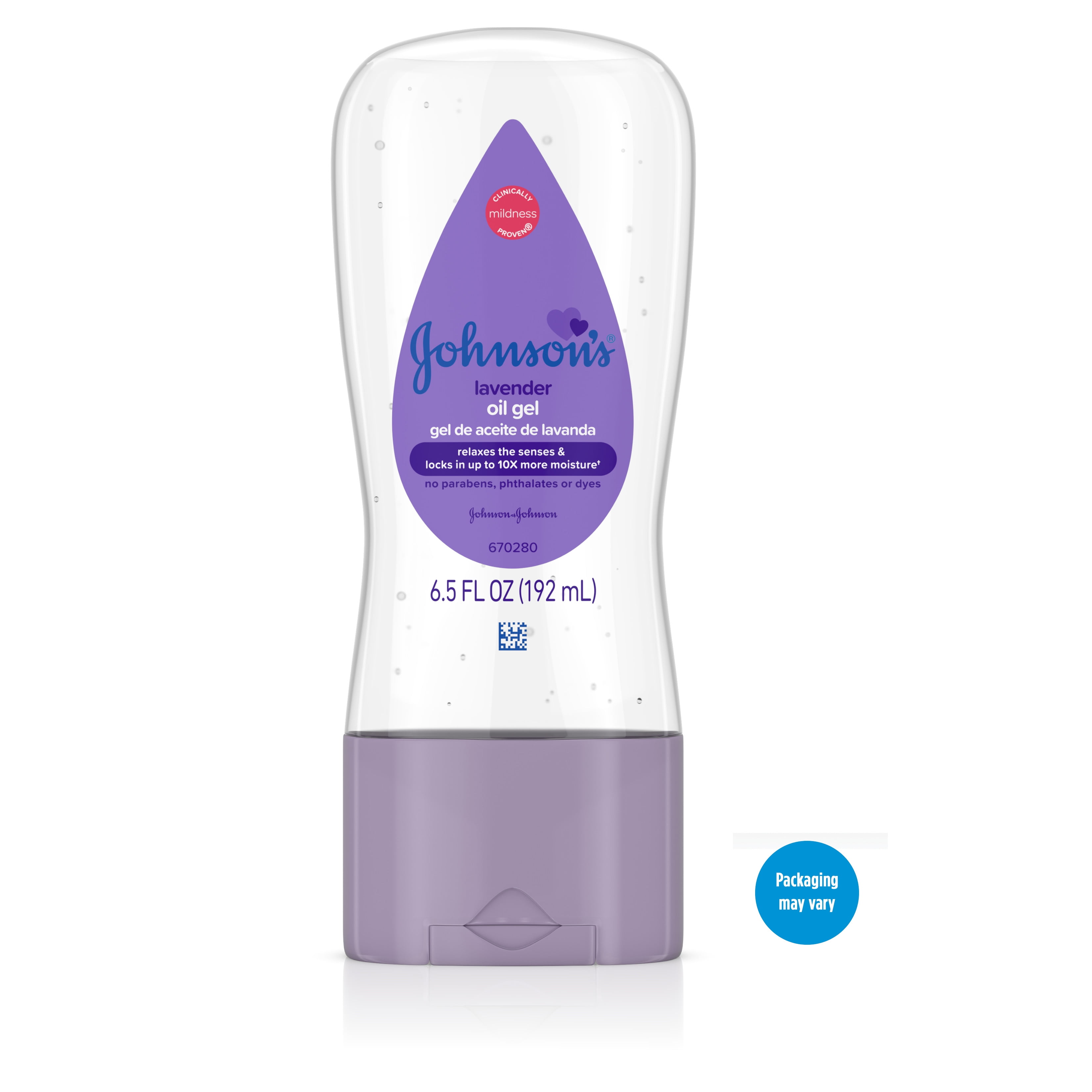 Johnson's Baby Oil Gel 6.5oz - Pack Of 4, Deep Moisture For Dry Skin