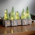 thumbnail image 3 of Haute Decor 15 Inch Holiday Pre Lit LED Tabletop Decorative Wood Blocks JOY, 3 of 3