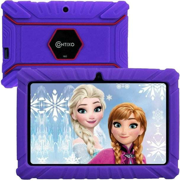 contixo 7 kids tablet 16gb wifi android tablet for kids bluetooth parental control pre installed learning tablet apps for toddlers children kid proof