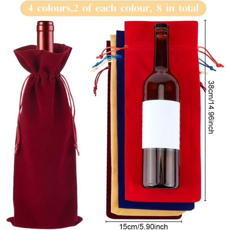 Velvet bottle bags hotsell