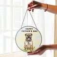 thumbnail image 2 of Cute Bullmastiff Loves Dad Happy Father's Day Stained Glass Suncatcher Dog Lover Window Hanging Sign Decor - 12008, 2 of 5