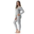 thumbnail image 4 of followme Combinaison Thermique Henley pour Femmes 6743-gRY-L Gris, 4 of 4