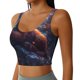 thumbnail image 2 of Balery Lazy Stone Bear Sujetadores deportivos con espalda cruzada para mujer, acolchados, sin costuras, de alto impacto, ideales para yoga, gimnasio, entrenamiento y fitness.-, 2 of 8