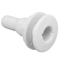 thumbnail image 2 of Boat Through Hull Connector 3/4in ABS Plastic Hose Coupling Drain Outlet AccessoryWhite, 2 of 14