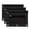 Black-3pcs, variant on Three-hole Oxford Cloth Pencil Case Dan Layer Mesh Large Capacity Black Zipper