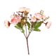 thumbnail image 1 of Ramo de flores artificiales Ormromra Flor de camelia seda champán morado 30 cm, 1 of 2