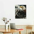 thumbnail image 2 of Patifu Bald Eagle Wall Decor Canvas Art Print for Living Room Bedroom Home Office Wall Decor 12x16 in, 2 of 5