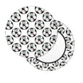thumbnail image 2 of Bingfone Happy Football Padded Round Bar Stool Cover Cushion with Elastic Fabric Round Chair Seat - Happy Football, 2 of 7