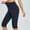 Navy, variant on Shldybc Women's Knee Length Leggings High Waisted Workout Exercise Casual Yoga Pants with Pockets
