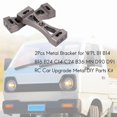 thumbnail image 3 of 2pcs Metal Bracket for WPL B1 B14 B16 B24 C14 C24 B36 MN D90 D91 RC Car Upgrade Metal DIY Parts Kit, 3 of 5