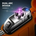 thumbnail image 3 of Briquet Électrique Plasma Étanche Rechargeable à Double Arc, 3 of 5