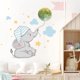 thumbnail image 3 of Calcomanías de pared de luna luminosa, decoraciones de pared de dibujos animados de estrellas de nubes, mural de pared de arte de bricolaje extraíble para dormitorio de niños, guardería, dec, 3 of 5
