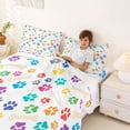 thumbnail image 3 of Erosebridal Cute Cat Dog Bed Sheets for Kids, Cartoon Animal King Sheets, 4pcs, 3 of 5