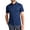 Navy, variant on Men's Short Sleeve Button Down Shirt - Athletic Fit, Stretch, Wrinkle-Free Casual Dress Shirt M-XXL