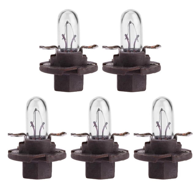 Encendiendo 5 uds T5 LED 12V Interior del coche instrumento bombillas tablero lámparas (marrón) Tmvgtek Accesorios para autos y motos