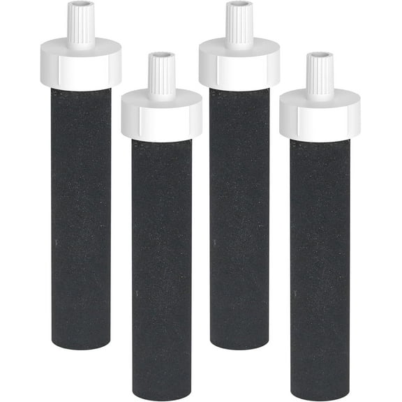 AQUA CREST Water Bottle Filter, Replacement for Brita® BB06, Brita Hard Sided, Stainless Steel and Plastic Bottle Filter, 4 Count