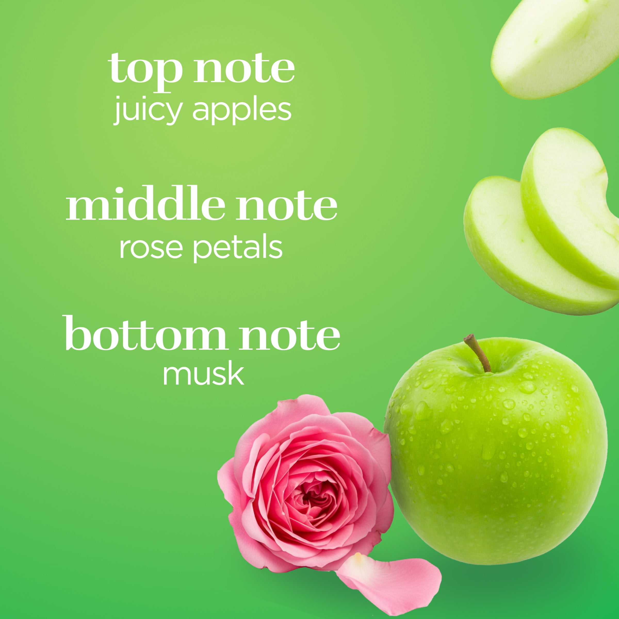 Body Fantasies Apple Blossom Body Spray for Women, 3.2 fl oz