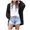 Black, variant on Vedolay Womens 2023 Coat Women's Casual Distressed Casual Jacket Ripped Fringe Cropped Casual Jacket,Black XL