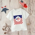 thumbnail image 4 of Coerni Toddler Kids Independence Day Tops 4th of July Cotton Print T Shirts for Girls Boys Unisex Summer Clothing, 4 of 9