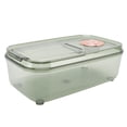 thumbnail image 3 of Conteneur de Stockage de Grains, Conteneur à Riz Magnétique pour Nourriture pour Animaux 10KG Transparent Vert, 3 of 8