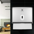 thumbnail image 4 of Chuangdian Wall-Mounted Bathroom Tissue Dispenser Tissue Box Holder For Multifold Paper Towels, 4 of 7