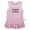 Pink Sleeveless Dresses, variant on You Wake Me = You Take Me Funny Dresses For Baby, Newborn Babies Skirts, Infant Princess Dress, 0-24M Kids Graphic Clothes (Pink Sleeveless Dresses, 0-6 Months)