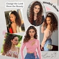 thumbnail image 7 of Ponytail Extension for Black Women Drawstring Ponytail Long Curly Wavy Ponytail 20Inch Synthetic Clip in Ponytail Hair Extensions, 7 of 7