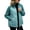 Green 10, variant on Karymi Zip‑Up Quilted Padded Jackets for Women, Stand Collar Cable Knit Raglan Sleeve Patchwork Winter Outerwear with Side Pockets