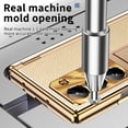 thumbnail image 4 of Allytechgroup Galaxy Z Fold 6 Case with Screen Protector, S Pen Holder Kickstand Camera Lens Protector Hinge Protection Shockproof Phone Case for Samsung Galaxy Z Fold 6, Gold+Gold, 4 of 7