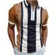 thumbnail image 1 of Camisetas con Cuello en V Hombres de Moda Impresa de Manga Corta, Camiseta Casual con Cuello en V para la Primavera Y el Uso Diario, 1 of 3