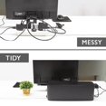 thumbnail image 4 of Dsseng Cable Management Box  Large Cord Organizer Box to Hide Power Strip Under Desk Computer Wires Cable Organizer Hider Box with Cable Clips&Reusable Cable Ties for Home/Office, 4 of 5