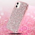 thumbnail image 4 of Kaleidio Case For Apple iPhone 11 (6.1") [Diamond Armor] 2-Piece Dual Layer [Shockproof] Crystal Hybrid Impact Cover w/ Overbrawn Prying Tool [Pink/Pink], 4 of 6