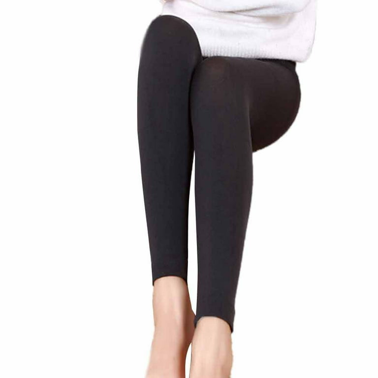 JDEFEG Summer Business Casual Clothes For Women Leggings Legging Women Thick  Casual Leggings Plush Slim Elastic Pants Soft Shorts For Women Cotton Grey  