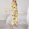 thumbnail image 4 of Bingfone Womens Pajama Sets Shiba Inu Dog And Sunflower Print,Long Sleeve Loungewear Pajamas Set-Xx-Large, 4 of 9