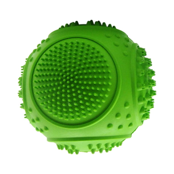 Pelota de juguete interactiva para perros Yinane 7.5 cm Bola de limpieza de dientes