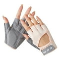 thumbnail image 3 of Unisex Half Finger Training Gloves Enhanced Grip Size L, 3 of 9