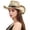 Khaki, variant on Womens Hats , Beach Wear for Women , Vacation Hat Men's and Women's Summer Straw Hat Hand Woven Hollow Design Western Cowboy Sun Hat for Outdoor