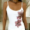 thumbnail image 2 of Tank Tops for Women Black Spaghetti Strap Silver Sequin Club Camisoles, 2 of 4