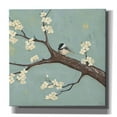thumbnail image 1 of Epic Graffiti 'Chickadee and Dogwood II' by Jade Reynolds, Canvas Wall Art, 26"x26", 1 of 2