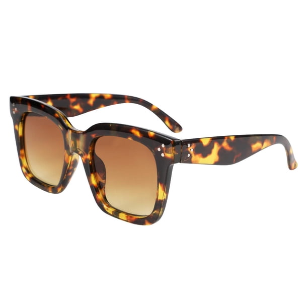 Anteojos de Sol FEISEDY Vintage Sobredimensionados Cuadrados para Mujer B2486